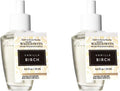 Set of 2 Bath and Body Works Vanilla Birch Wallflower Refill Fragrance Bulbs – Summer 2017