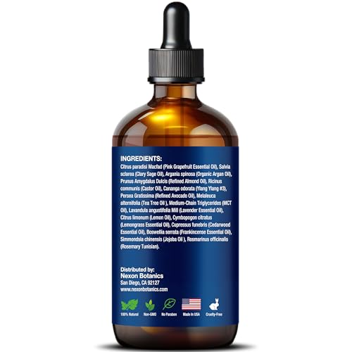 Tea Tree Rosemary Hair Oil for Dry Scalp & Hair Care D625