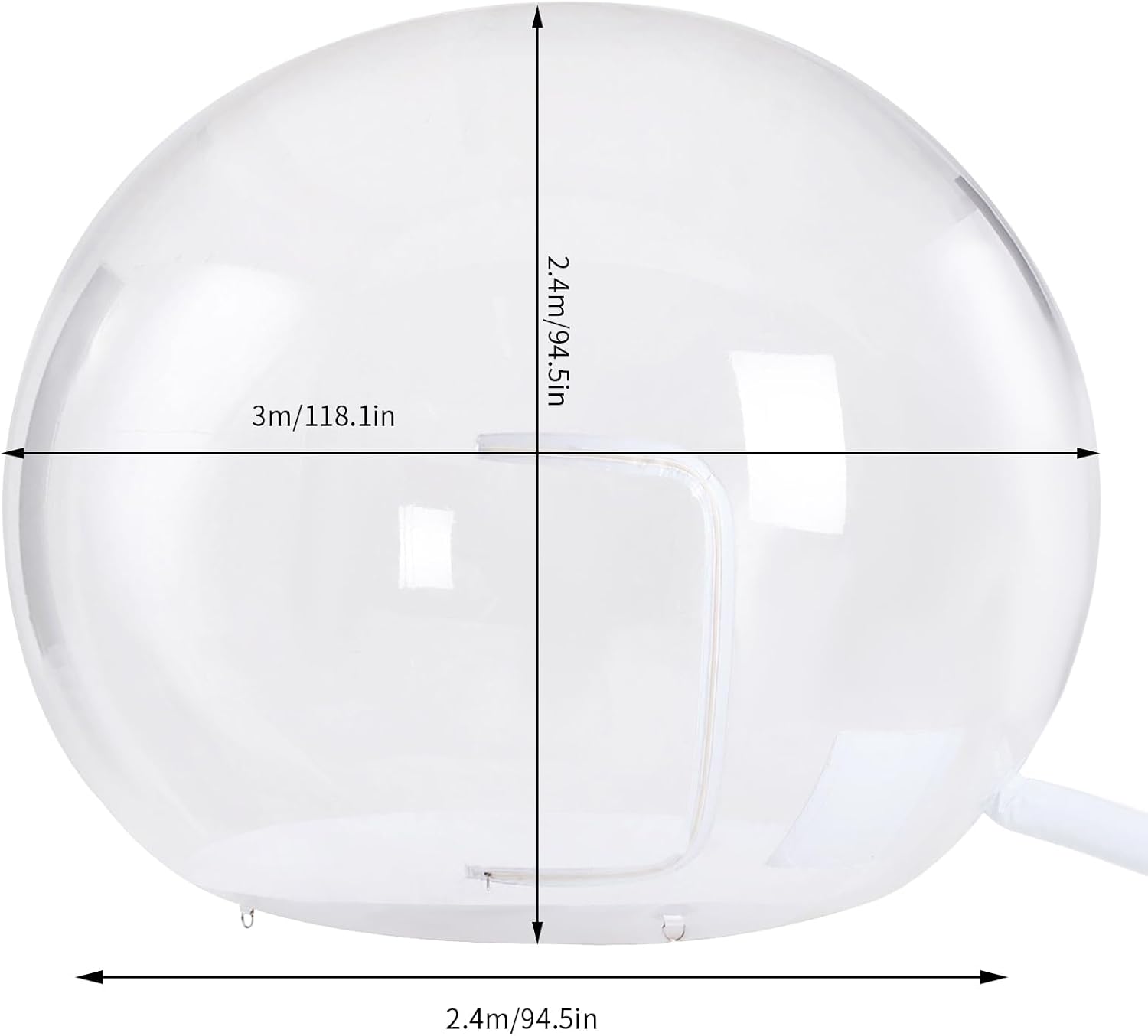 Transparent Inflatable Bubble Tent with Air Blower for Camping M85711