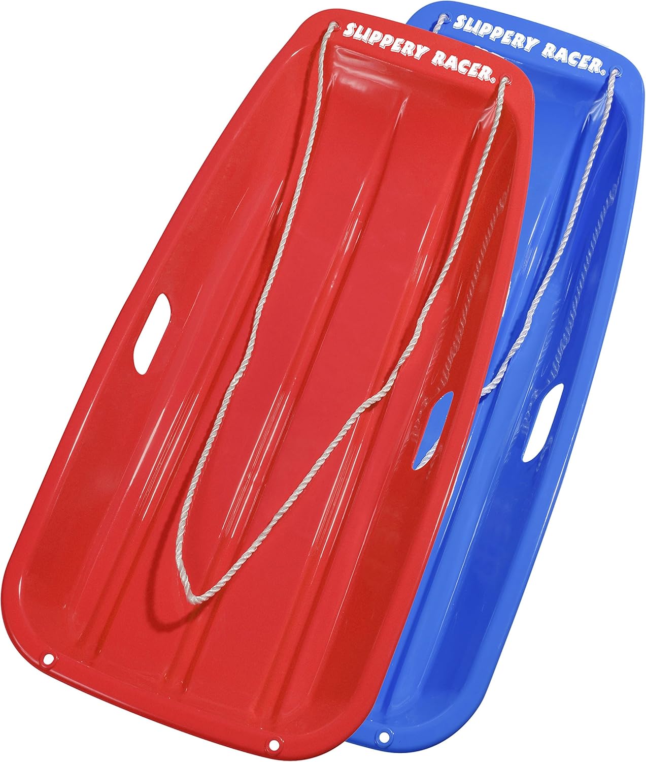 Plastic Toboggan Snow Sled with Pull Rope for Kids and Adults K401