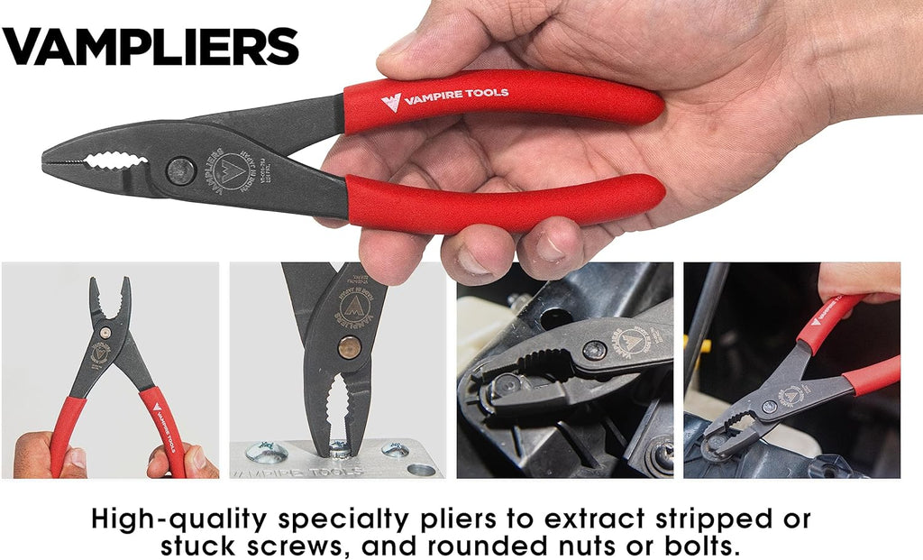 Screw Extractor Pliers Tool Set, 4-Piece with Tool Pouch W25135