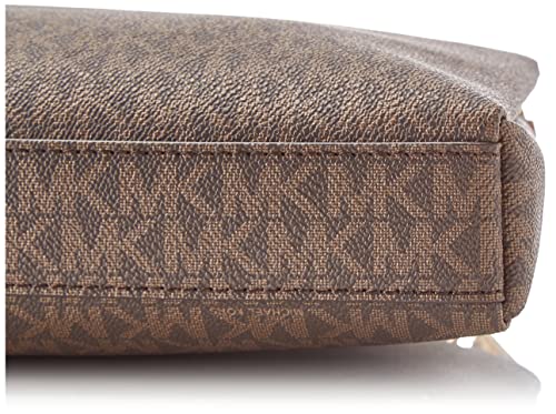 Leather Triple Compartment Crossbody Bag B858
