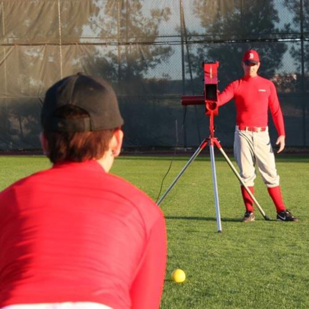 Softball Pitching Machine with 9 Ball Automatic Feeder L4438