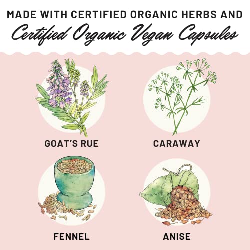 Organic Breastfeeding Supplement with Fennel & Anise, 60 Vegan Capsules G254257