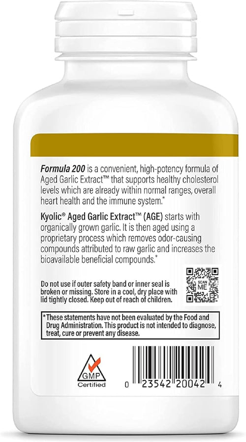 Aged Garlic Extract Cardiovascular Support Capsules I584