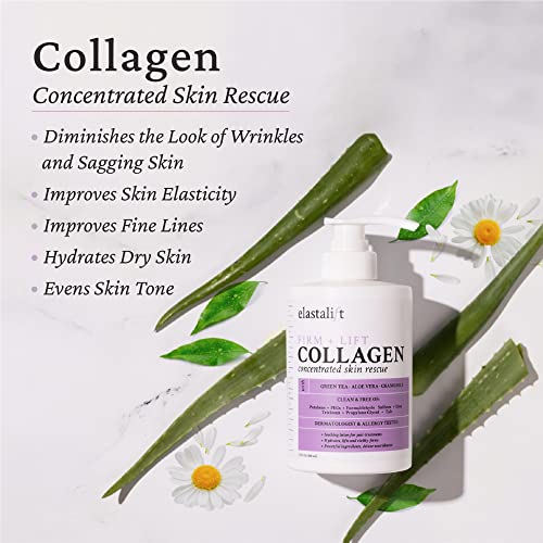 Collagen Body Cream Moisturizing Lotion for Lifting, Firming, Tightening Skin, 15 Fl Oz (Pack of 2) H792565