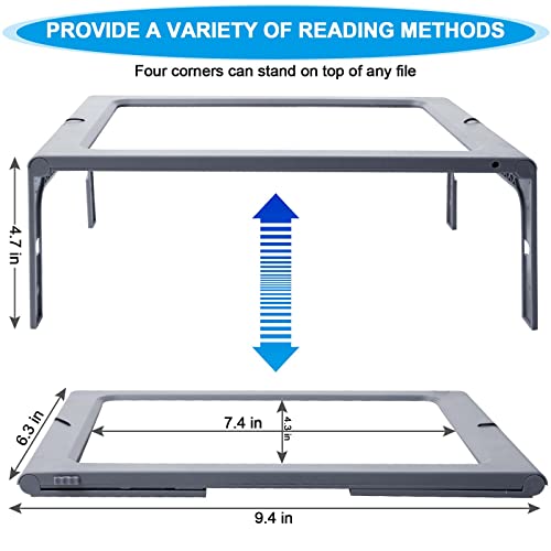 Magnifying Glass with Light and Stand, 36 LED Dimmable Floor Lamp Q897338