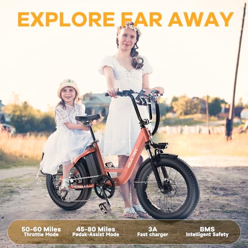 Electric Bike for Adults, 1500W Motor, 48V 18Ah Removable Battery, 20" Fat Tire, 7-Speed P83943