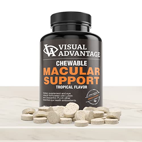 Macular Support Chewables with AREDS 2 Vitamins, Tropical Flavor, 60 Tablets U6266