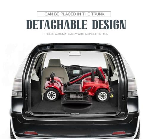 4 Wheel Mobility Scooter for Seniors, 400 lbs, Foldable Travel Scooter with Basket M322