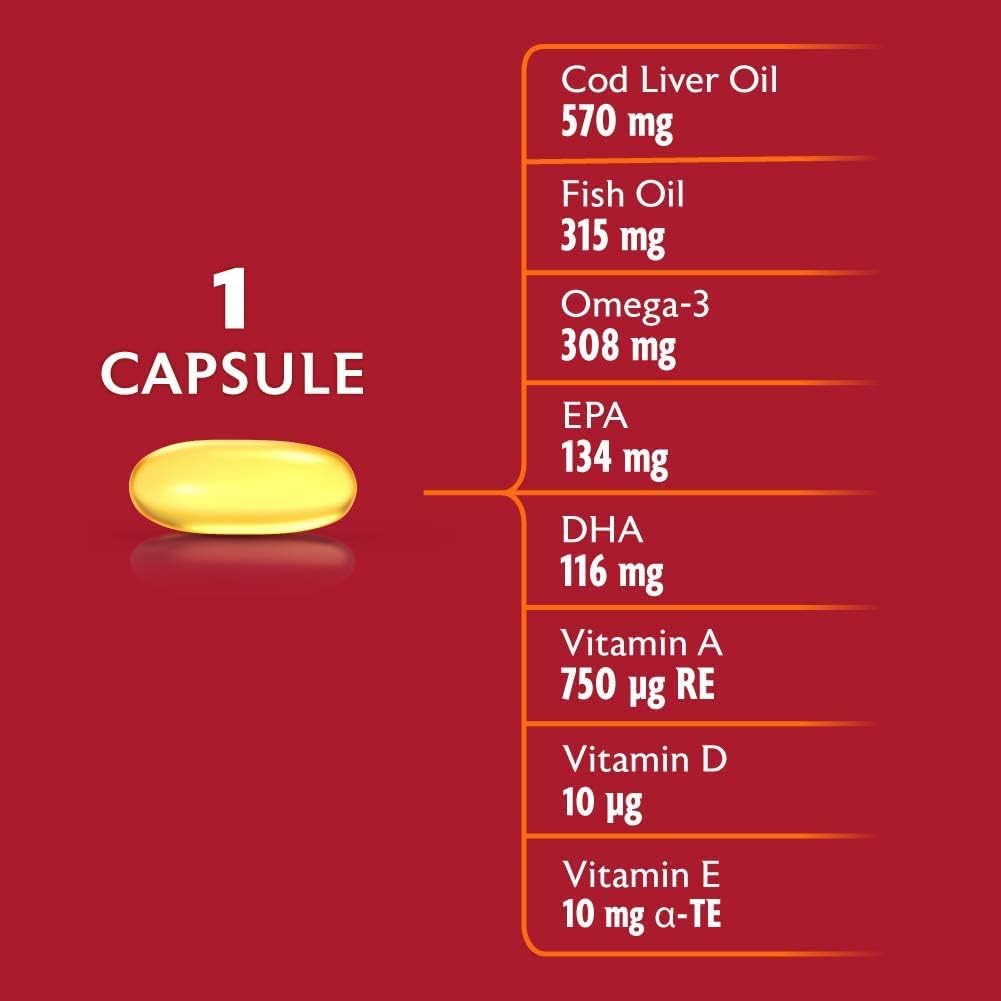 Cod Liver Oil Extra High Strength 60 Capsules O3891