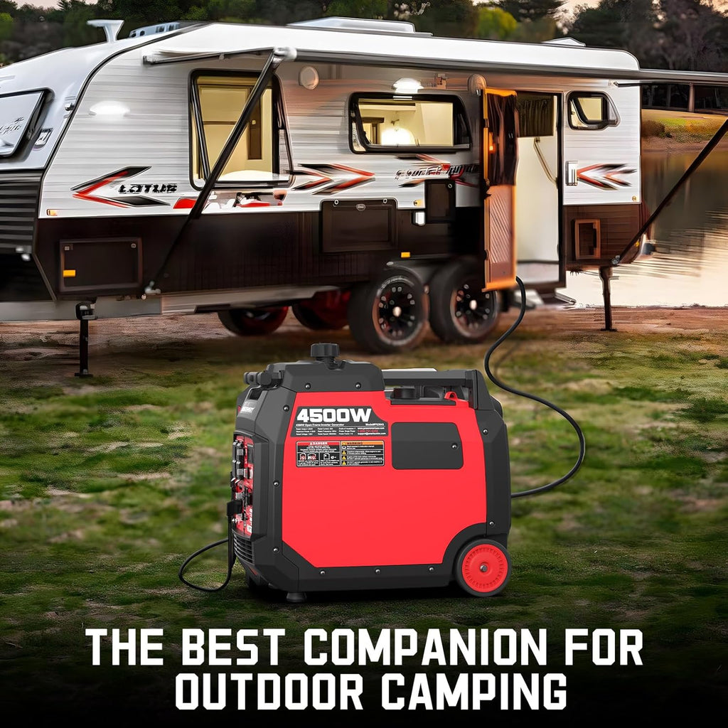 4500-Watt Portable Inverter Generator with CO Sensor, Electric Start B6920