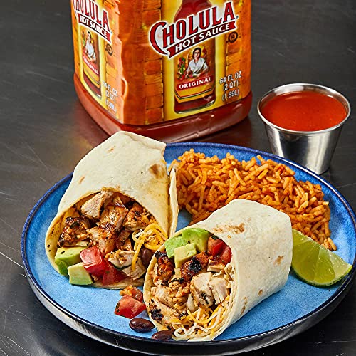 Hot Sauce, 64 fl oz - Bulk Container with Mexican Peppers and Spice Blend C606575