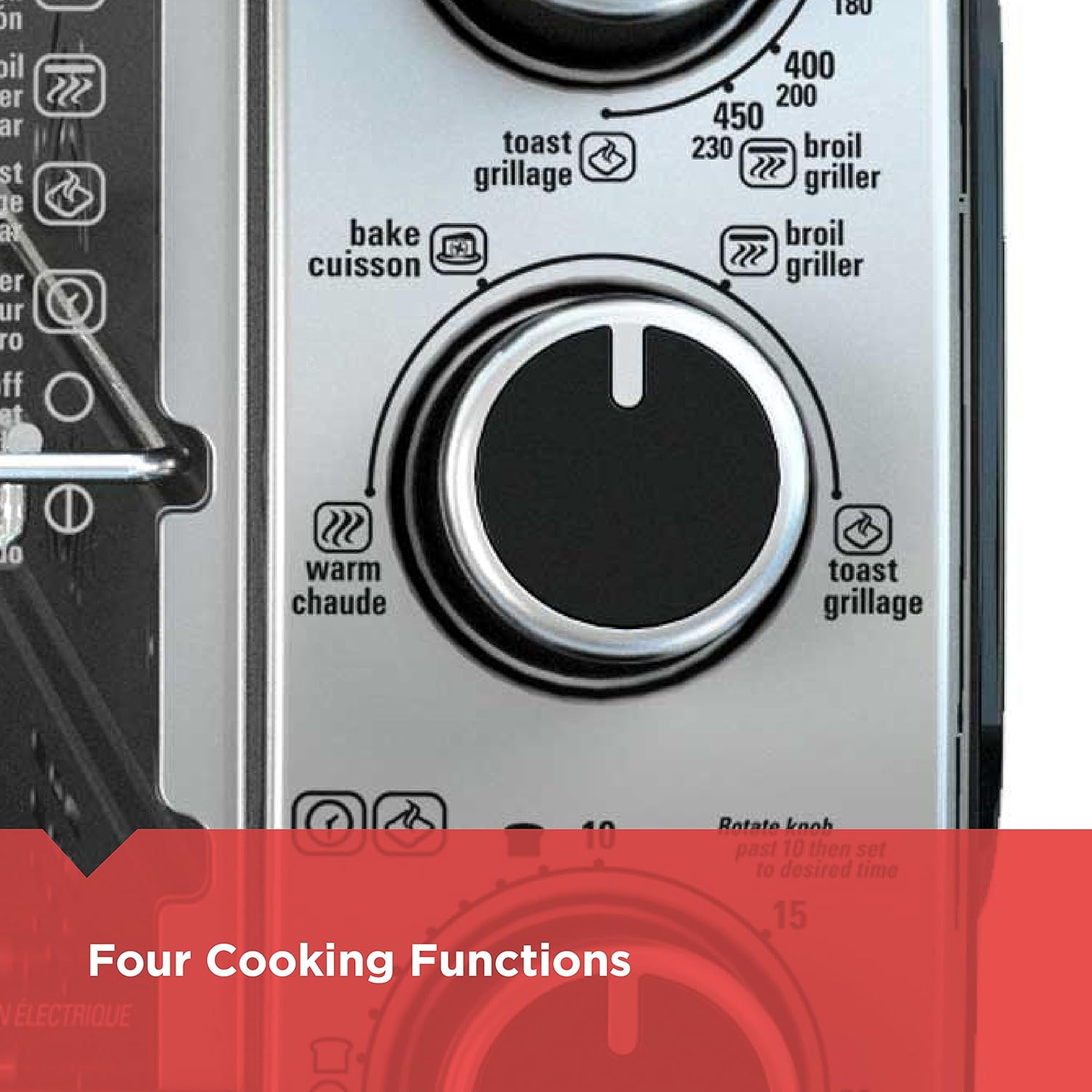 6-Slice Convection Oven, Black/Silver H227954