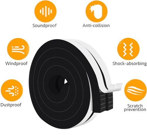 Foam Weather Stripping Door Seal Strip Insulation Tape for Windows and Doors V373