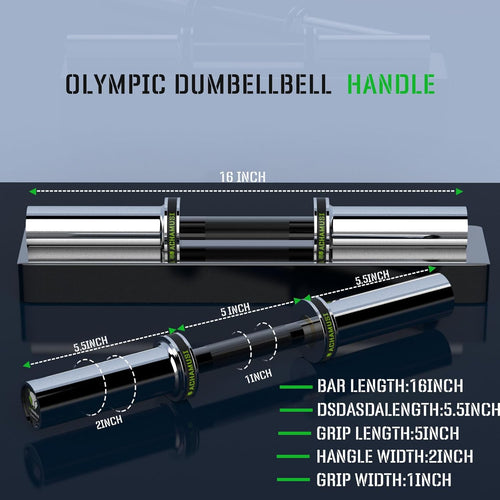 16" Loadable Dumbbell Handle Pair for 2" Weight Plates R8439