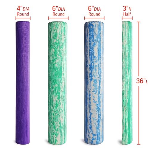 Foam Roller for Back Massage and Deep Tissue Exercises, 36 Inches L1583