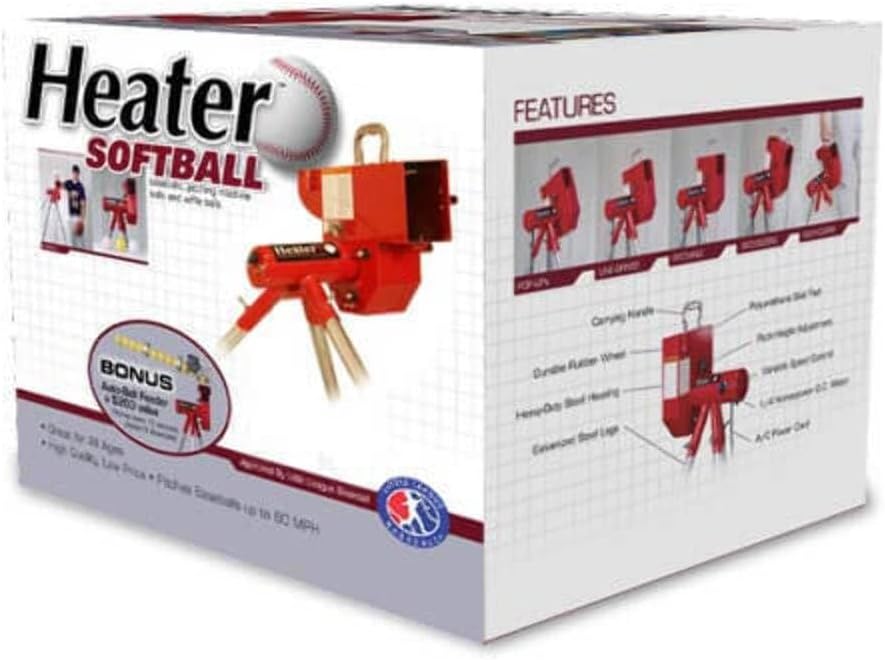 Softball Pitching Machine with 9 Ball Automatic Feeder L4438