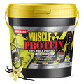 Muscle Protein Whey Powder [12 lbs/Pack of 1]–Chocolate Protein Powder, Cold Filtered, 25g Pure Protein, 6.6g BCAAs (Packaging May Vary)