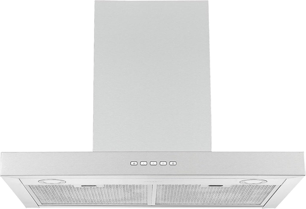 30" 600 CFM Wall-Mounted Convertible Range Hood with LED Lights, Stainless Steel L43773