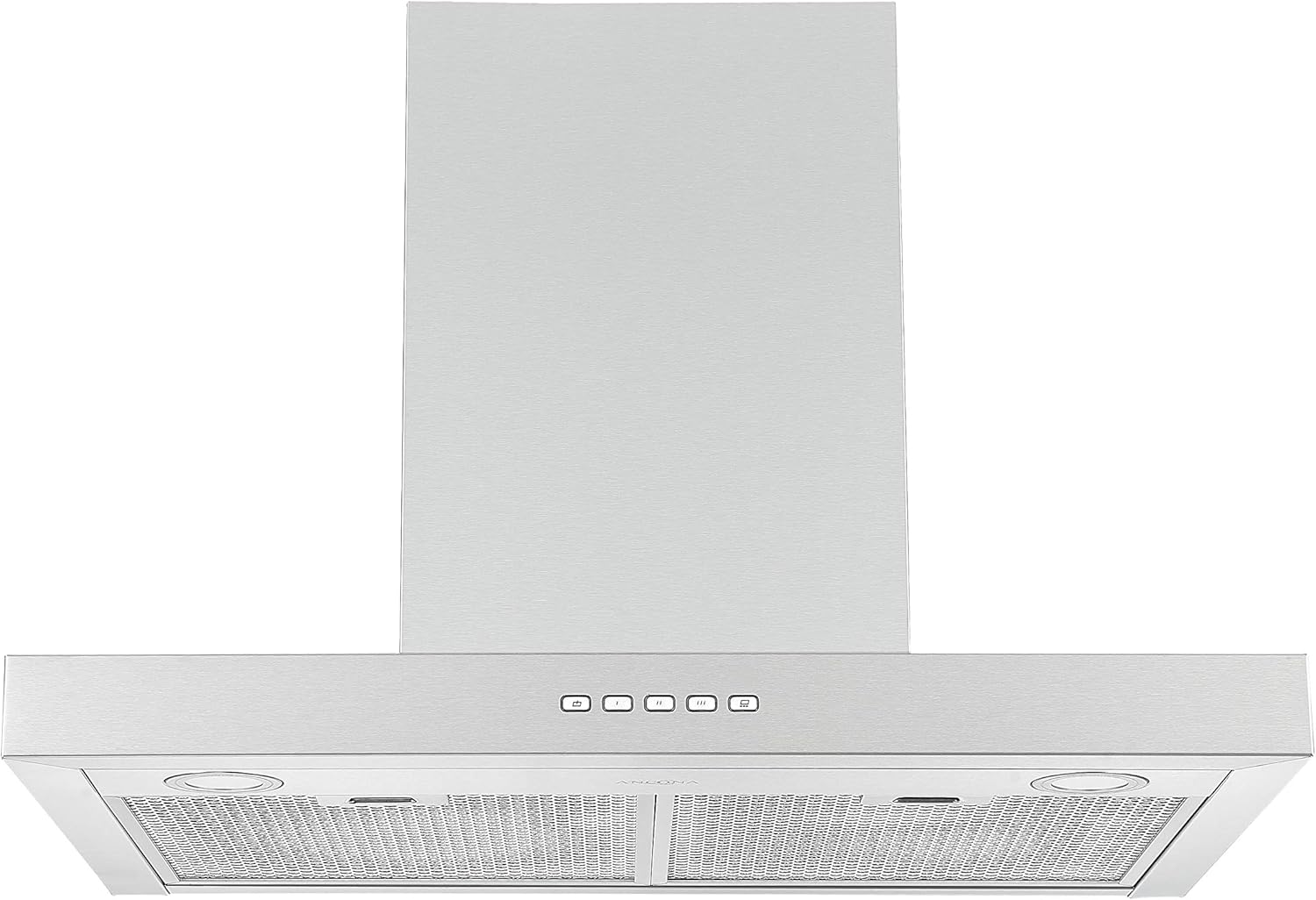 30" 600 CFM Wall-Mounted Convertible Range Hood with LED Lights, Stainless Steel L43773