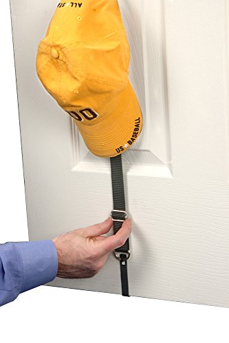 Over-the-Door Hat Rack for Baseball Caps, Holds 18 B528