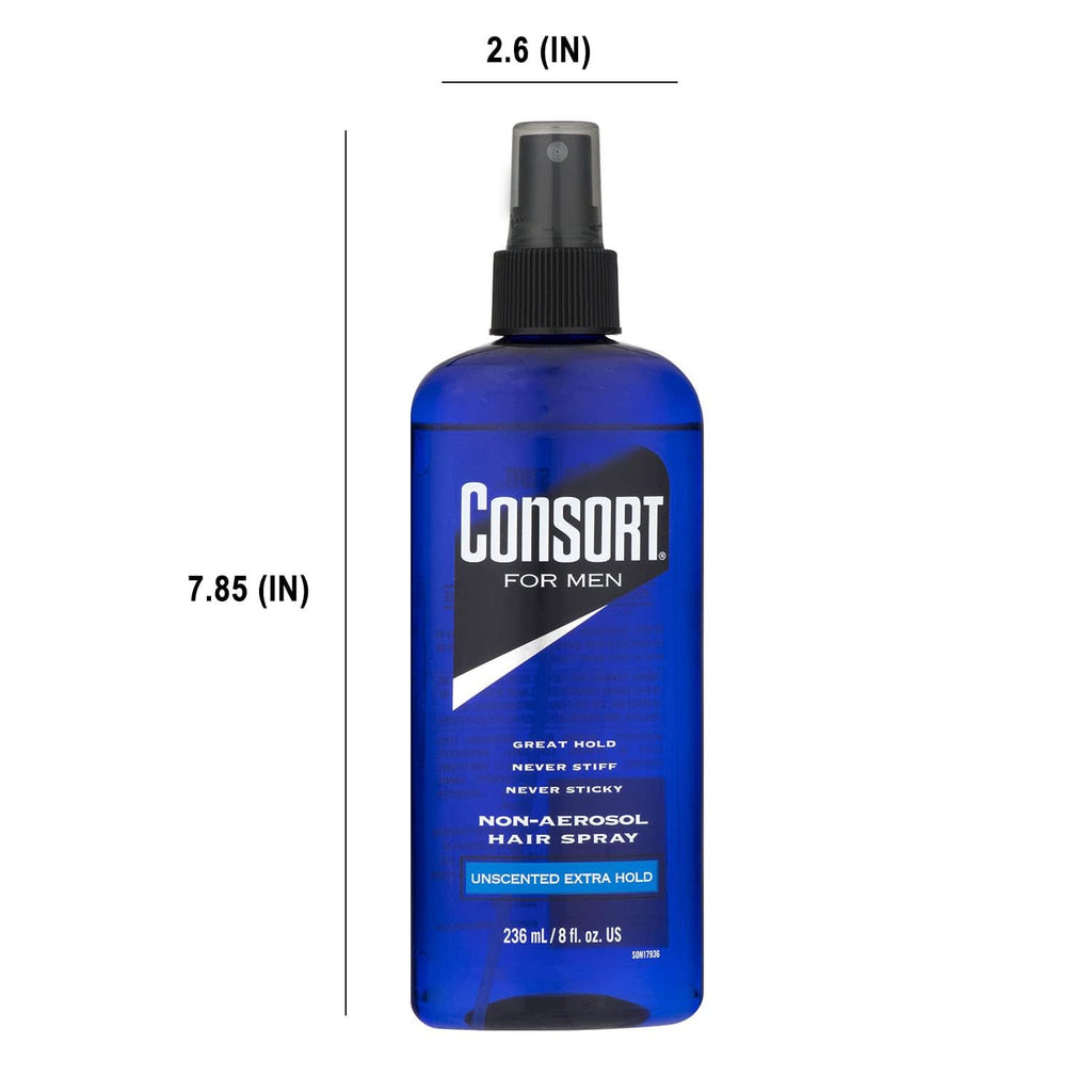 Unscented Hair Spray 8 oz, Extra Hold, 2 Pack P6956