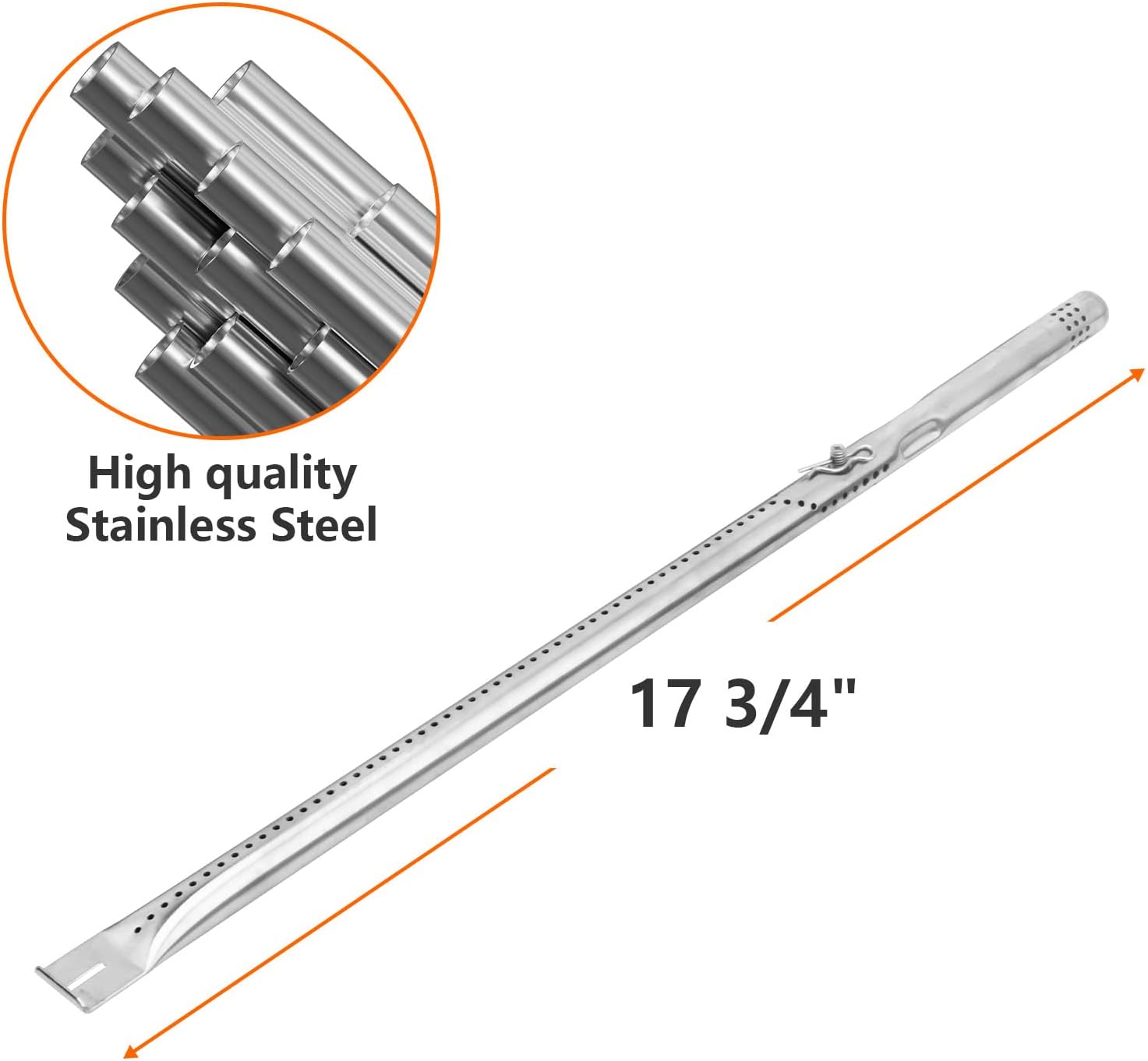 Grill Part Kit for 3 Burner Grills, Heat Plates, Burners, Crossover Tube, Ignition A63620