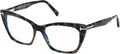 Tom Ford FT 5709-B BLUE BLOCK Grey Havana 54/17/140 women Eyewear Frame
