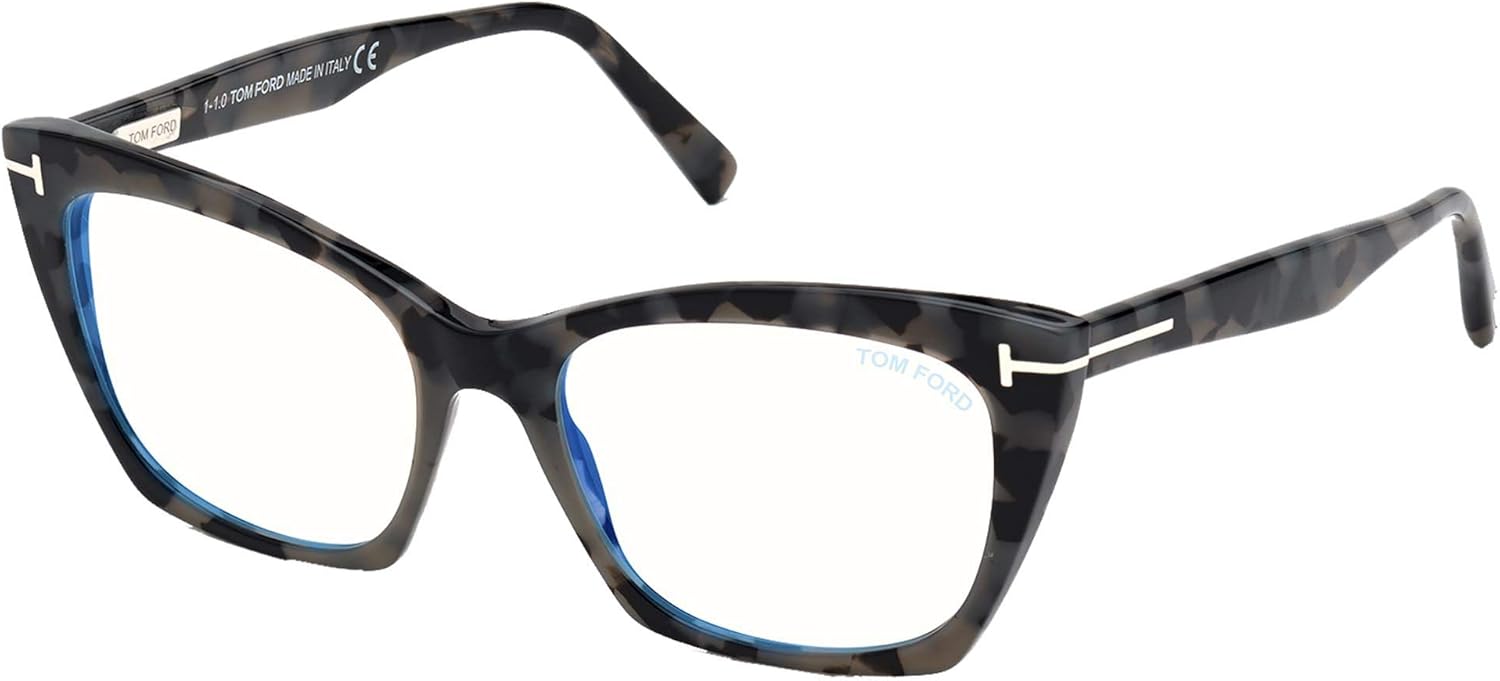 Tom Ford FT 5709-B BLUE BLOCK Grey Havana 54/17/140 women Eyewear Frame
