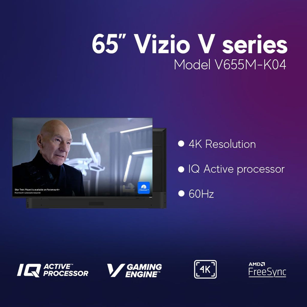 65" 4K UHD Smart LED TV with Dolby Vision HDR, Renewed C175