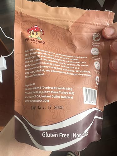 Mushroom Instant Coffee for Digestion, Energy & Immune Support N200294