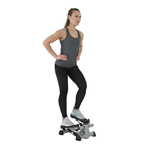 Mini Stepper for Home Cardio Workout with Resistance Bands and LCD Monitor Z364327