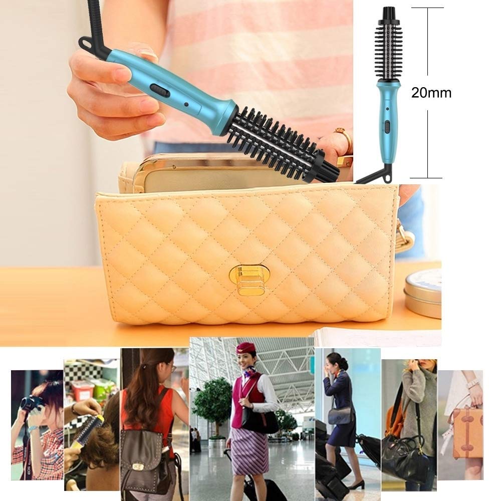 Mini Curling Iron 3/4 Inch Dual Voltage Ceramic Tourmaline for Short Hair P686
