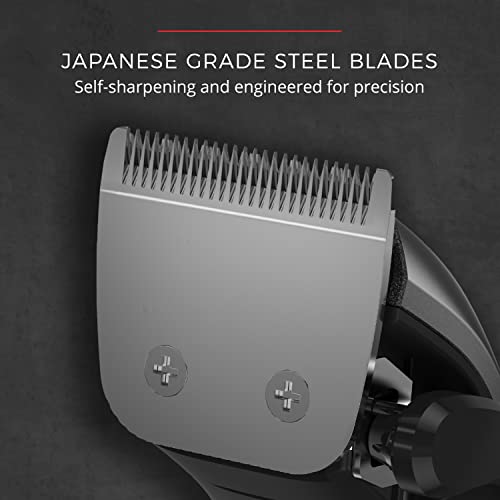 Haircut Kit for Men with Fixed Combs and Travel Case L1919