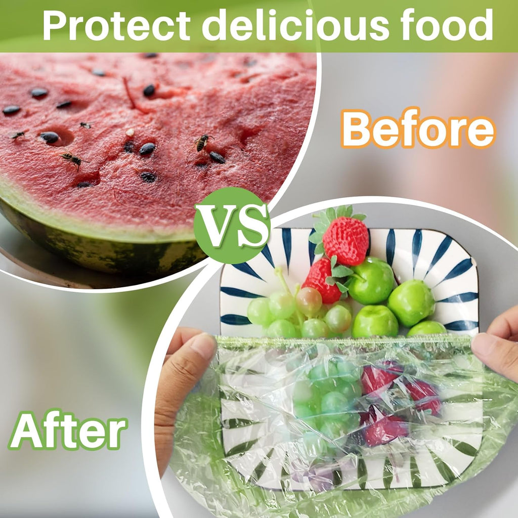 Reusable Elastic Bowl Covers for Food Storage P2859