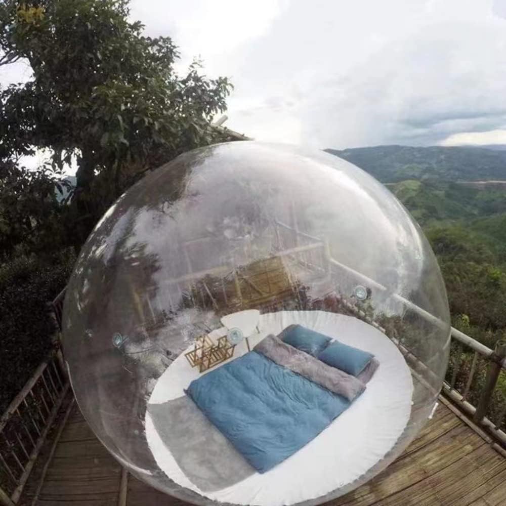 Inflatable Bubble Tent 10ft with Air Blower for Outdoor Camping L787