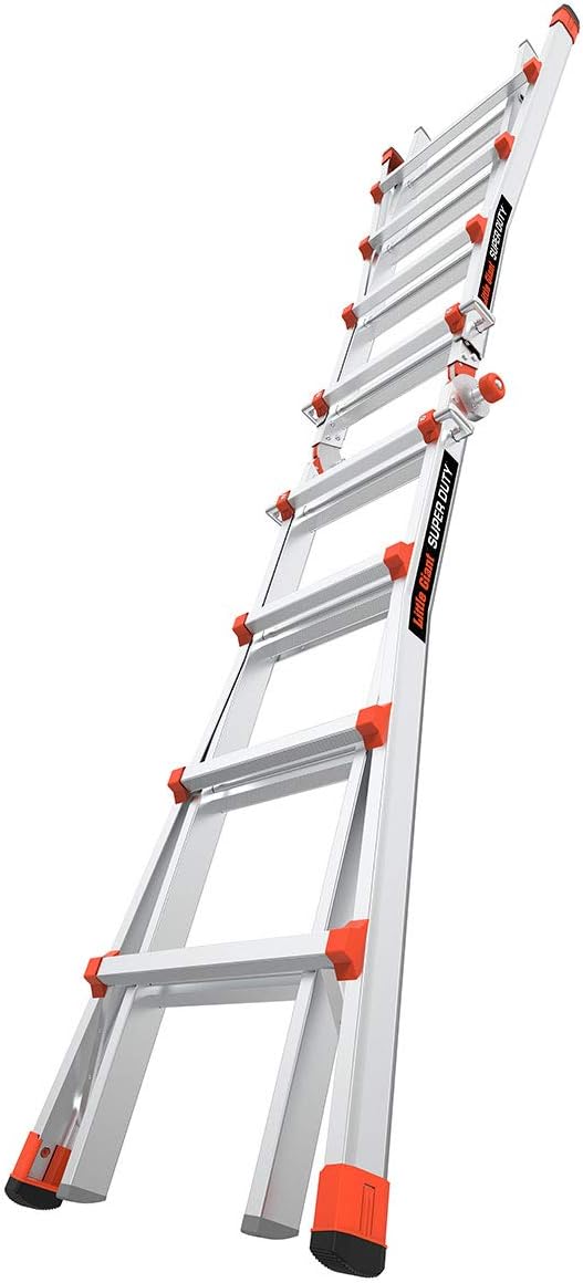 17 ft Multi-Position Aluminum Ladder, Type 1AA, 375 lbs J676316