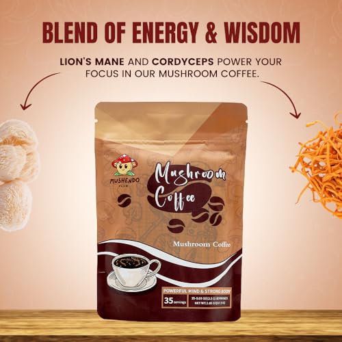 Mushroom Instant Coffee for Digestion, Energy & Immune Support N200294