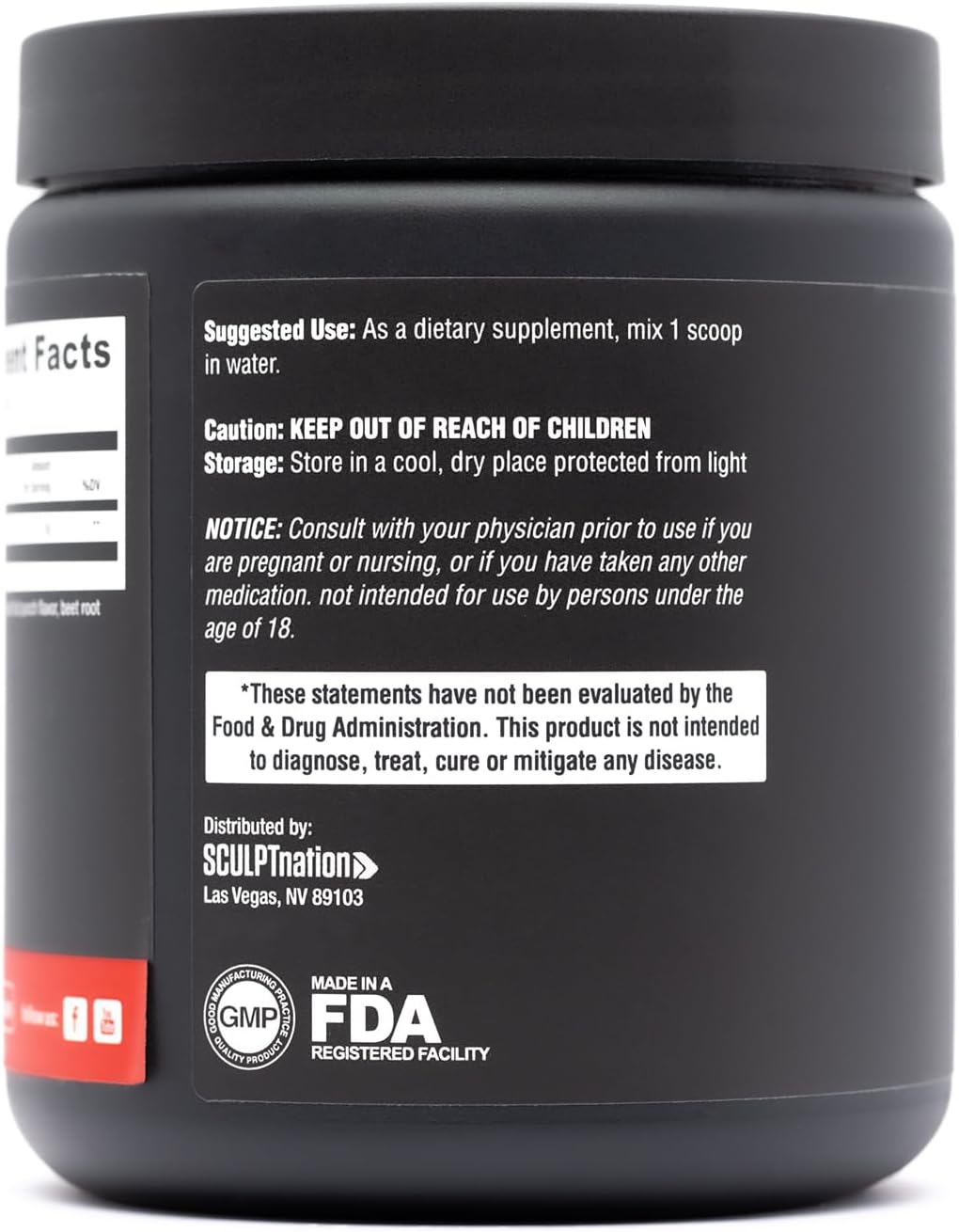 Creatine Monohydrate Powder, Fruit Punch, 30 Servings Y7093
