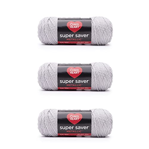 Red Heart Super Saver Brushed Soft Brick Yarn - 3 Pack of 140g/5oz - Acrylic - 4 Medium (Worsted) - 255 Yards - Knitting/Crochet
