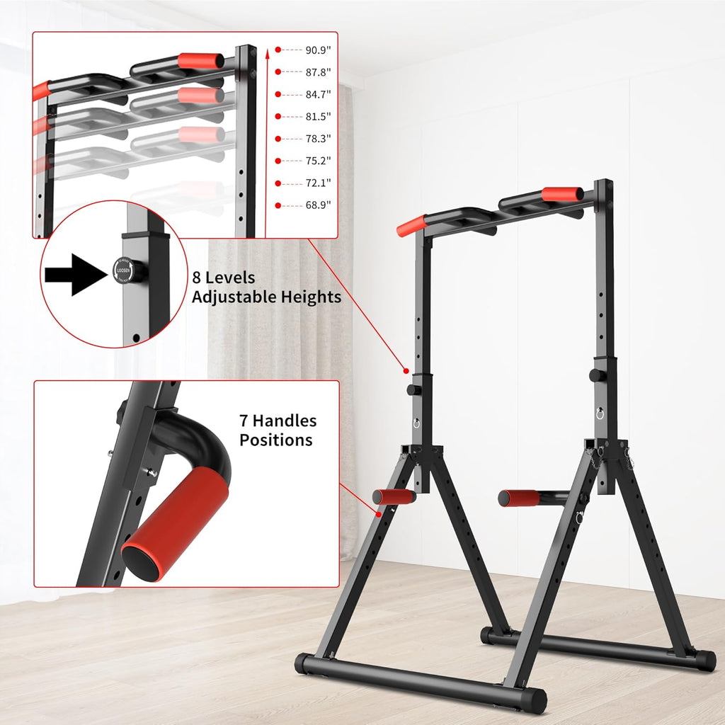 Foldable Pull Up Bar Station for Home Gym Strength Training G198