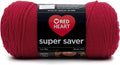 RED HEART Cherry Red Heart Super Saver Yarn, 1 Pack