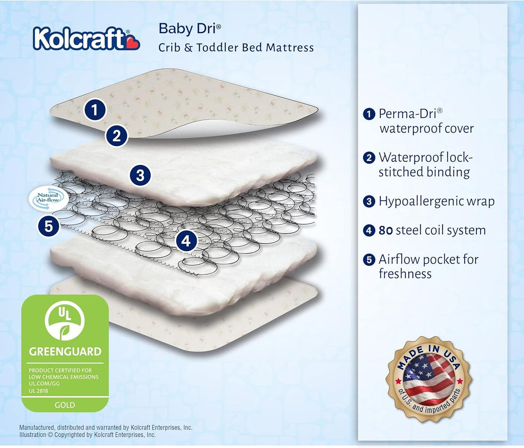 Baby Crib & Toddler Mattress Y93450