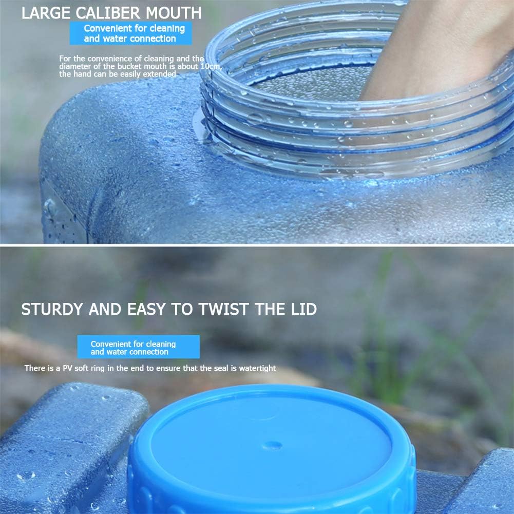 Portable Water Storage Container with Faucet for Camping A22926