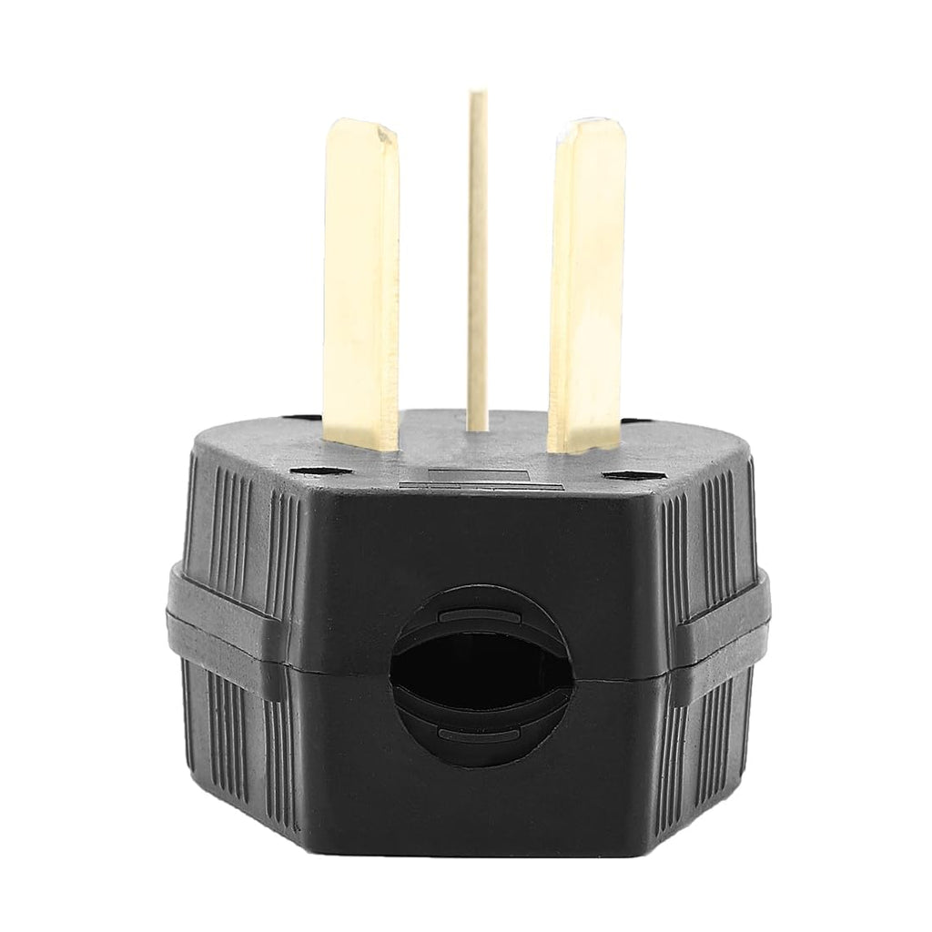 50Amp 3-Prong Dryer Plug Nema 10-50P, 125/250V Angle Plug G957