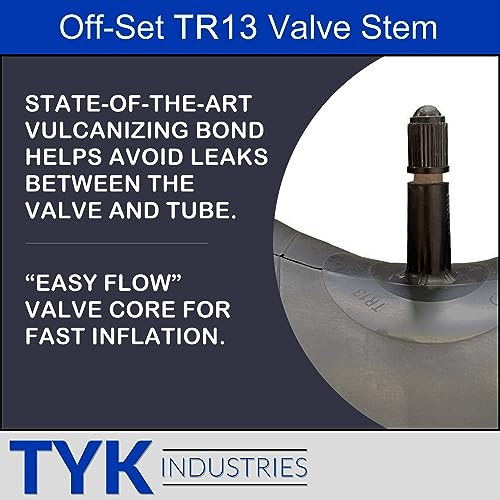 16x6.50/7.50-8 Inner Tube with TR13 Valve Stem for ATV, Lawn Mower, Golf Cart O251537