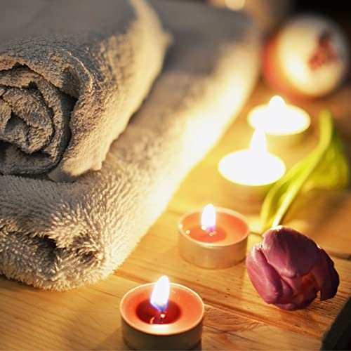 Brown Tealights Candles, Cinnamon Scented, 12 Pack J113969