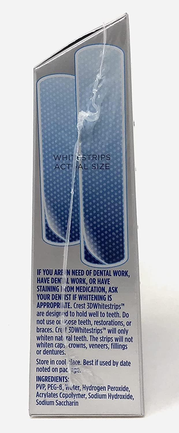Teeth Whitening Strips, 7 Treatments, 14 Count Y3978
