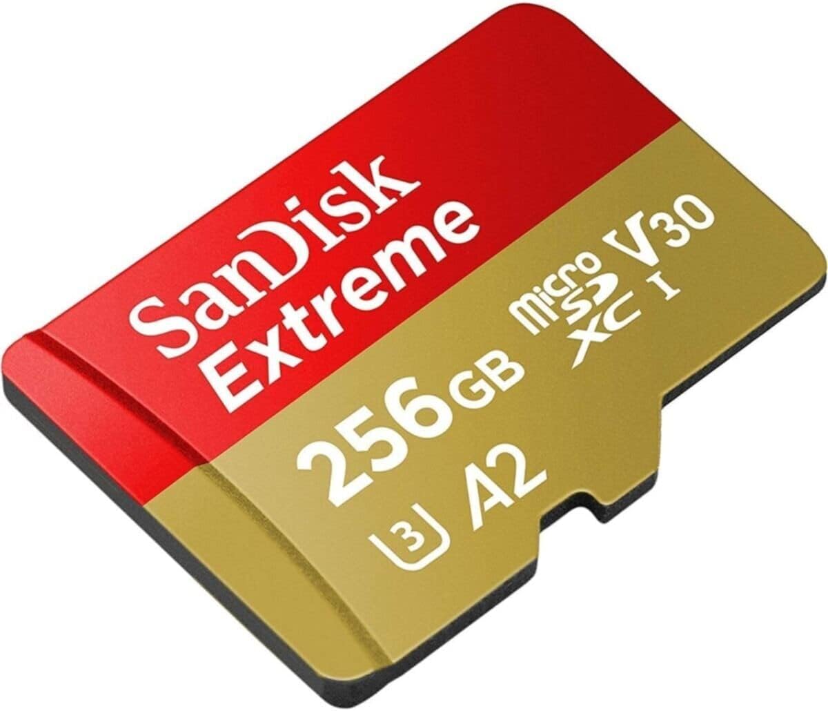 256GB MicroSDXC UHS-I Memory Card for 4K Y208
